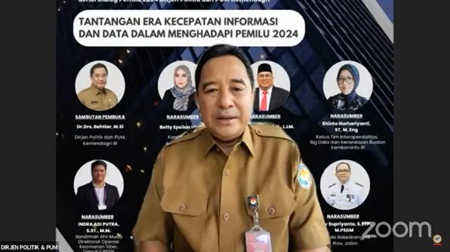 Kemendagri Bangun Literasi Digital Hadapi Kecepatan Informasi dan Data Jelang Pemilu