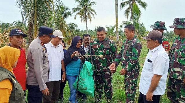 Wujudkan Ketahanan Pangan, Koramil Parigi Ajak Warga Tanam Jagung