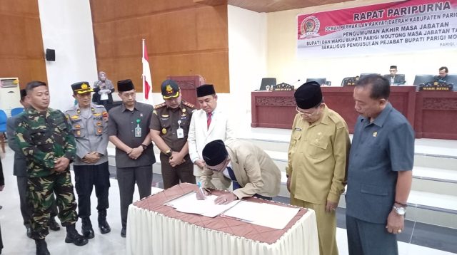 DPRD Parigi Moutong Gelar Paripurna Pengumuman Akhir Masa Jabatan Kepala Daerah