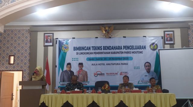 Bimtek Bendahara Pengeluaran, Ini Pesan Pj Bupati Parigi Moutong