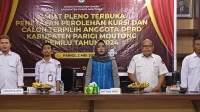 KPU Parigi Moutong Tetapkan 40 Anggota DPRD Terpilih Pemilu 2024