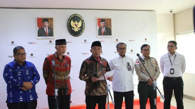 Menko PMK: Penanganan Bencana di Toraja, Kepulauan Sitaro Sulut dan Sumatera Berjalan Baik