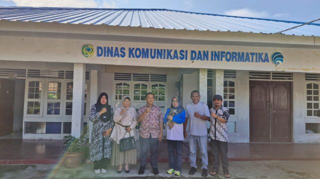 Kunjungan Kepala RRI Tolitoli ke Kominfo Parigi Moutong