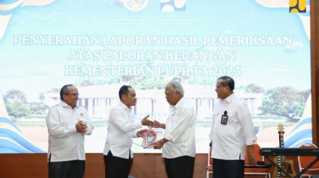 Kementerian PUPR Raih WTP pada Laporan Keuangan 2023