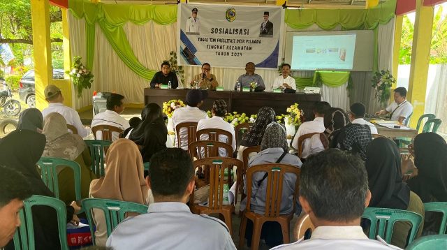 sosialisasi desk pilkada kecamatan bolano dan bolano lambunu, ini kata sekda parigi moutong
