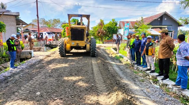 monev pekerjaan fisik, PJ bupati tekankan tepat waktu dan sesuai standar