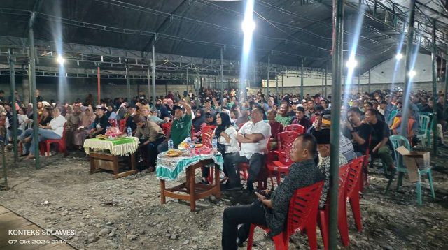 Kampanye Bersinar di Tinombo, Nizar Pesan Jaga Perdamaian Selama Pilkada Berlangsung