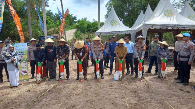 Dukung Ketahanan Pangan, Polres Parigi Moutong Target Tanam Jagung 50 Hektare