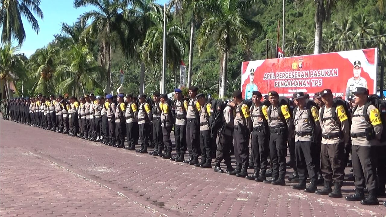 Sebanyak 3000 Personil Jaga Keamanan PSU Pilkada Parigi Moutong