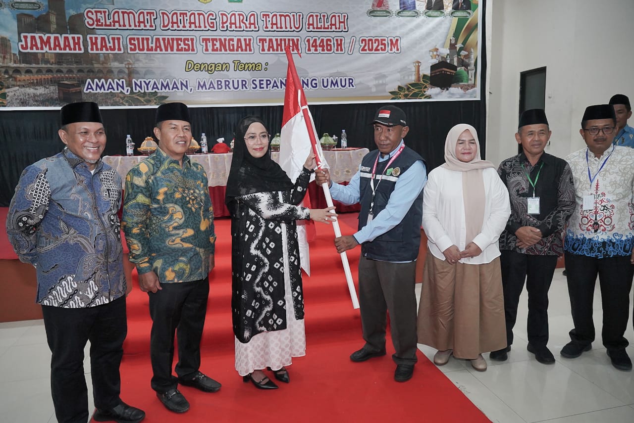 Pemprov Sulteng dan Kemenag Resmi Lepas 1.994 Jemaah Calon Haji Tahun 2025