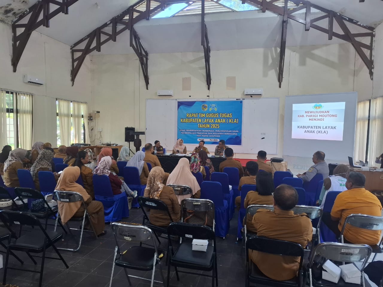 Target Predikat Nindya, Tim Gugus Tugas Rapat Persiapan Penilaian KLA Parigi Moutong