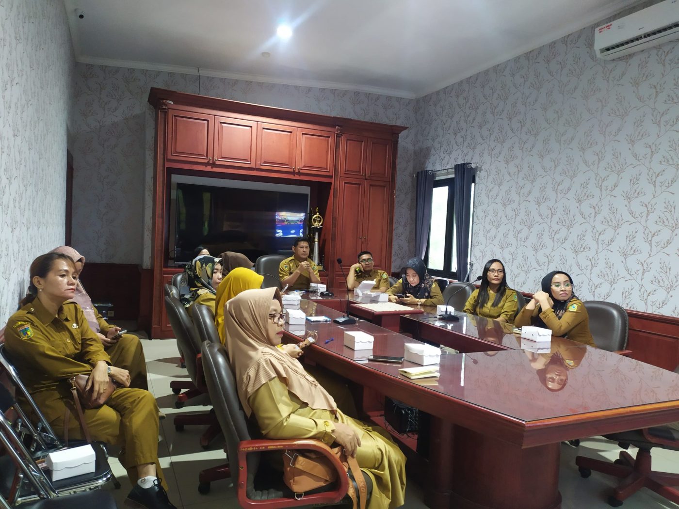 Pemda Parigi Moutong Ikut Rapat Koordinasi Pengendalian Inflasi Daerah Secara Virtual
