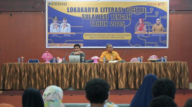 Lokakarya Literasi Digital, Ini Pesan Kadis Diskominfosantik Sulteng
