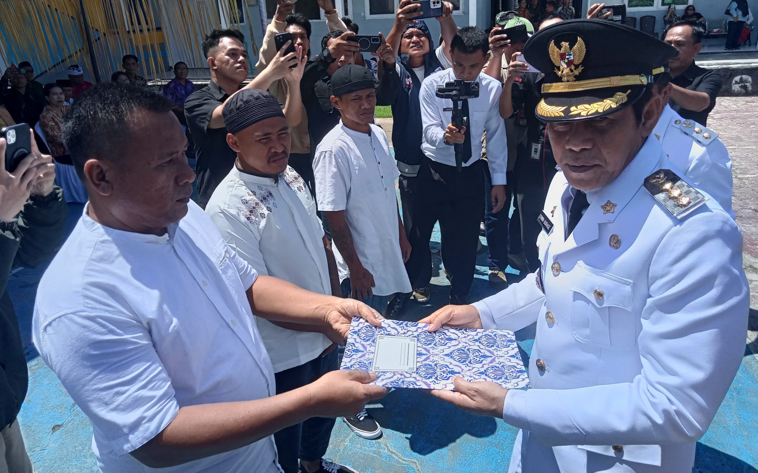 Sebanyak 240 Wabin Lapas Parigi Terima Remisi HUT Ke-80 RI ‎