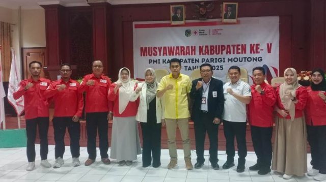 Hasil Muskab PMI Parigi Moutong, Hj Hestiwati Nanga Erwin Terpilih Sebagai Ketua Periode 2025-2030