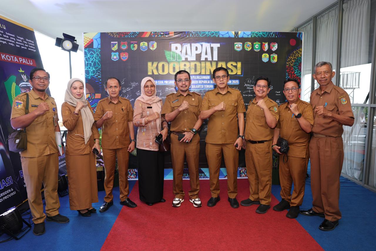 Parigi Moutong Tegaskan Komitmen Dukung Astacita Nasional, Bupati Erwin Burase Paparkan Progres di Rakor Sulteng