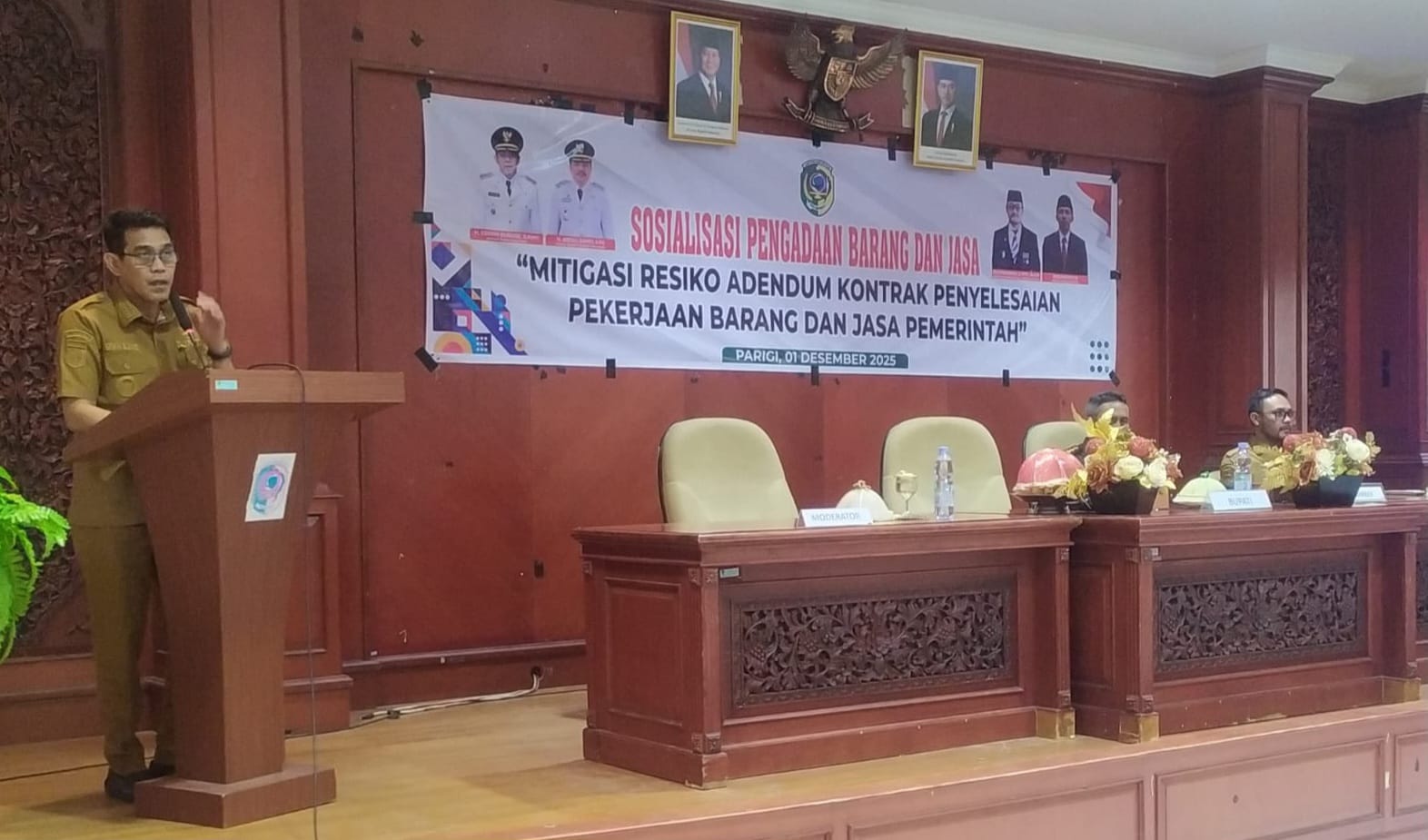 Bupati Parimo Buka Sosialisasi Pengadaan Barang dan Jasa 2025: Tekankan Mitigasi Risiko Adendum Kontrak
