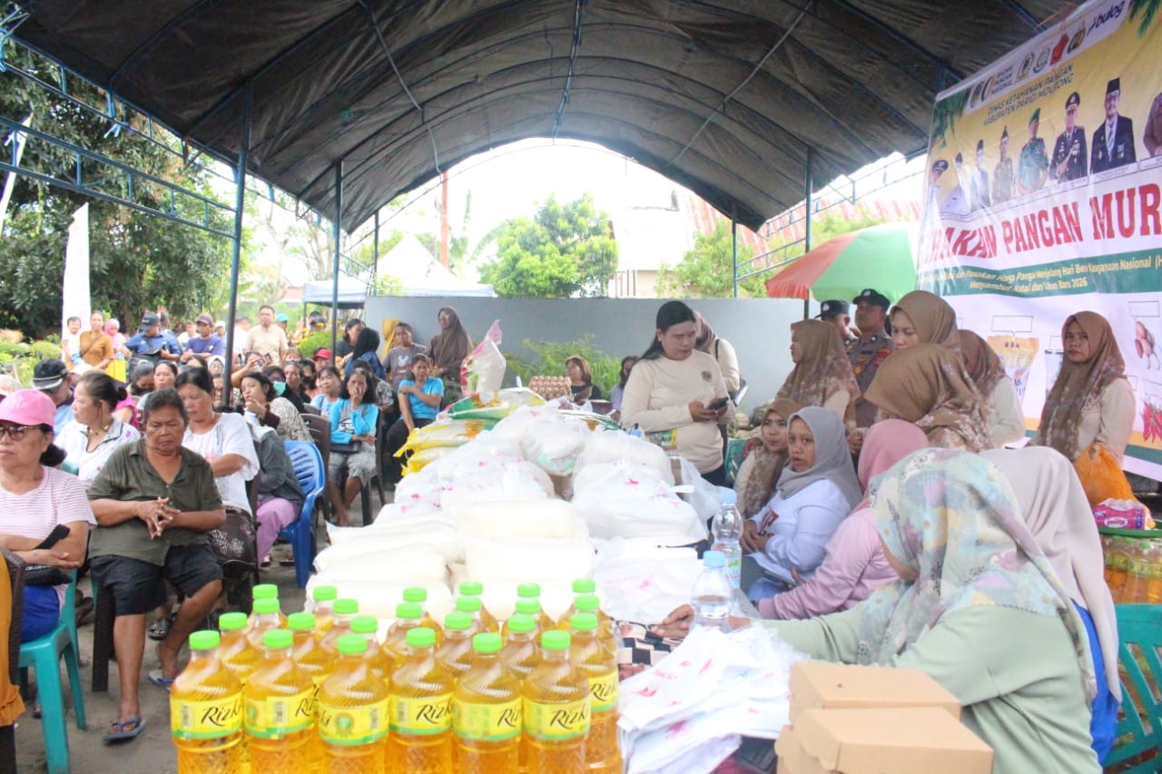 Pemda Parigi Moutong Gelar Gerakan Pangan Murah Jelang Nataru