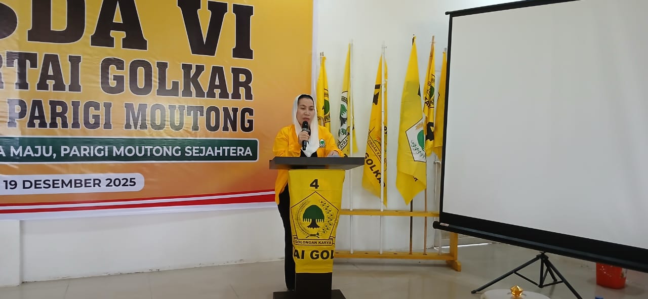Golkar Sulteng Targetkan 8 Kursi DPRD Parigi Moutong di Pemilu 2029