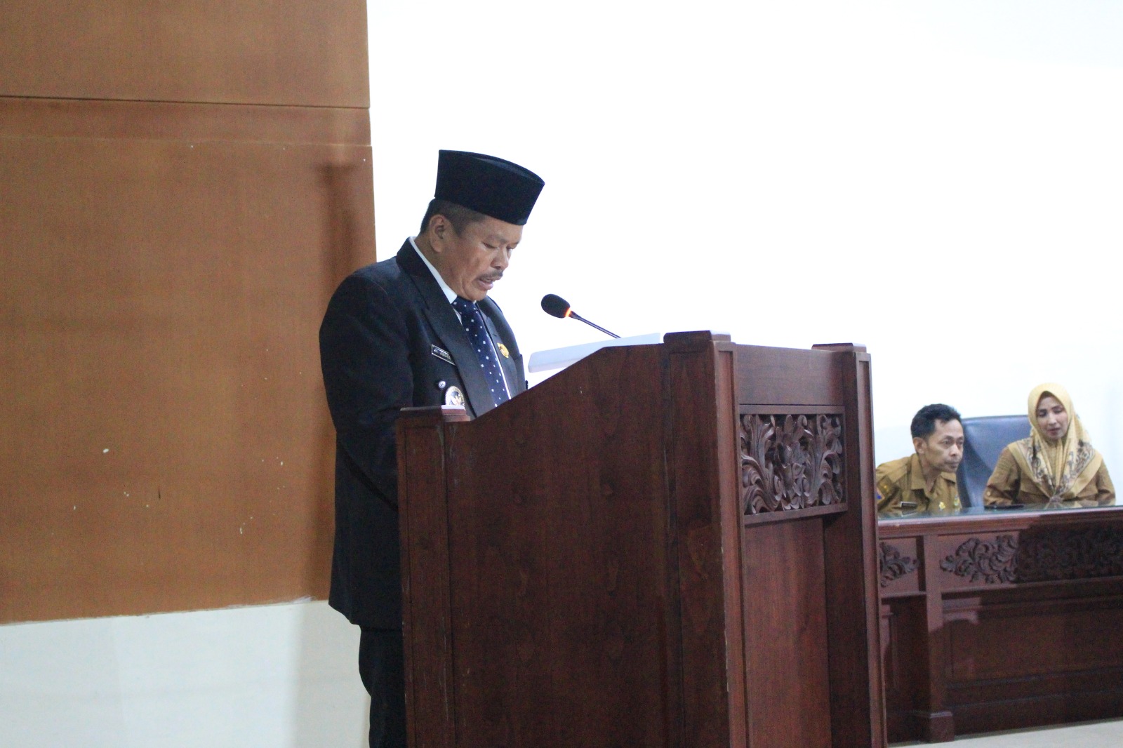 Wabup Abdul Sahid Hadiri Paripurna Penetapan Hasil Evaluasi Raperda APBD 2026