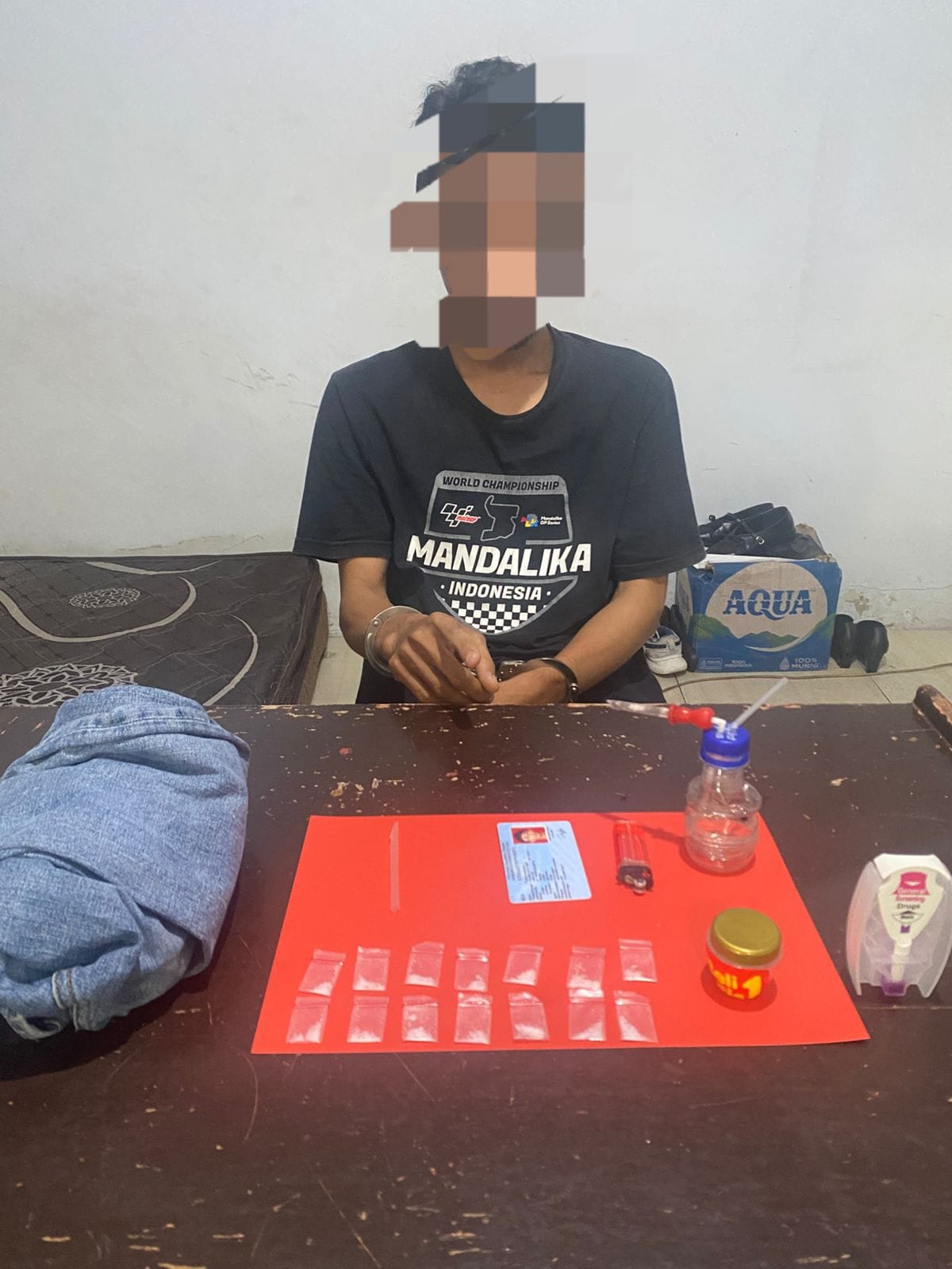 Polisi Bekuk Terduga Pengedar di Mepanga, sita 14 Paket Berat 2,42 Gram Sabu