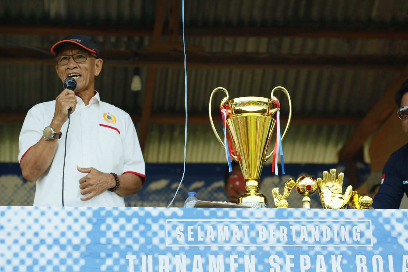 Pesan Waketum KONI Mawardin Saat Tutup Turnamen Sepak Bola KONI Sulteng Cup di Tomini