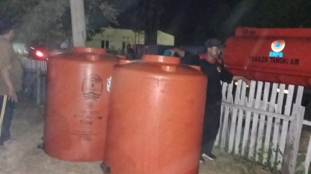 421 KK di Desa Jono Kalora Terdampak Kekeringan, BPBD Mulai Salurkan Air Bersih