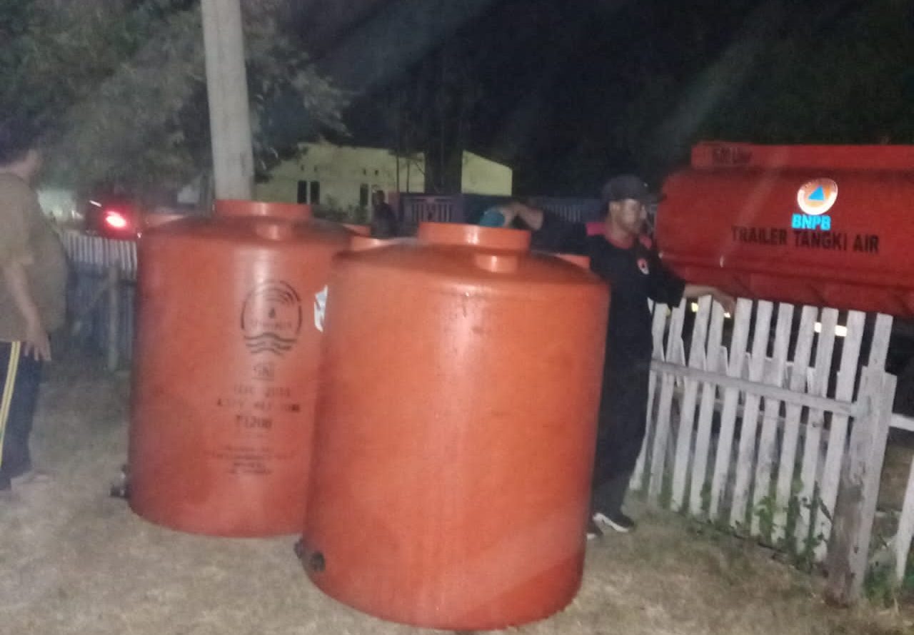 421 KK di Desa Jono Kalora Terdampak Kekeringan, BPBD Mulai Salurkan Air Bersih