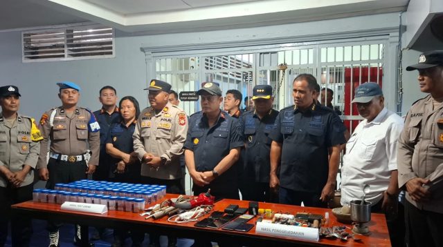 Sidak Kamar Hunian di Lapas Parigi, Petugas Temukan 12 WBP Positif Narkoba