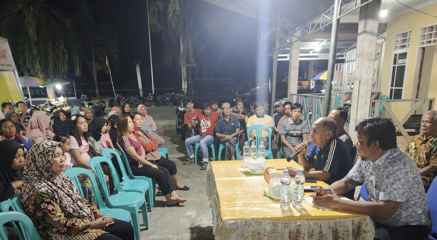 Reses Dapil 2, Taufik Borman Komitmen Perjuangkan Bantuan Rumah, Penataan Taman Tombolotutu, dan Infrastruktur Desa