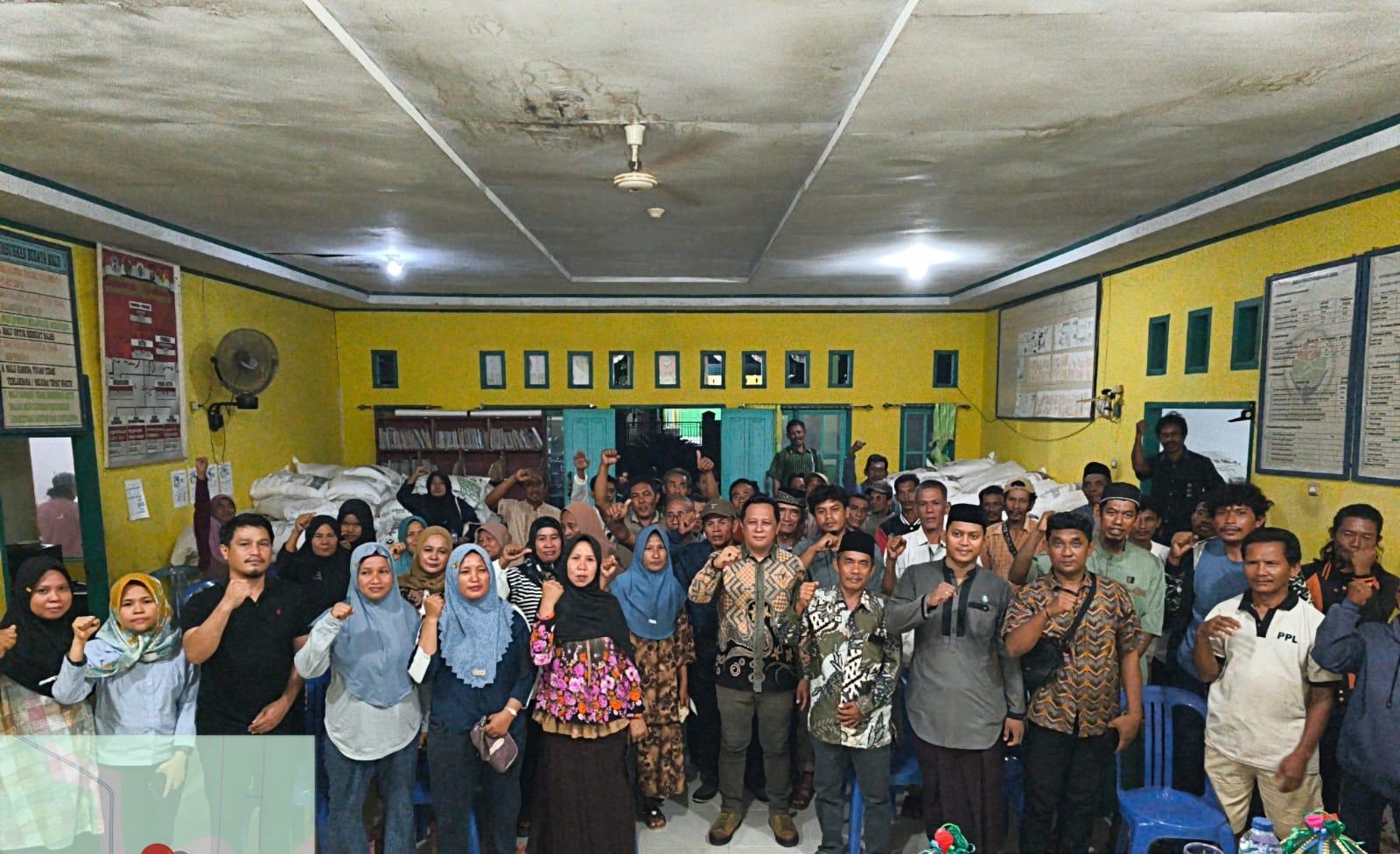 Reses di Kecamatan Taopa, Candra Setiawan Serap Aspirasi Infrastruktur, Pertanian hingga Peran Pemuda