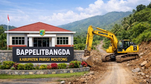 Bantuan Alat Berat Pemprov, Dukung Program Pemda Parigi Moutong Buka Akses Jalan Desa Terpencil