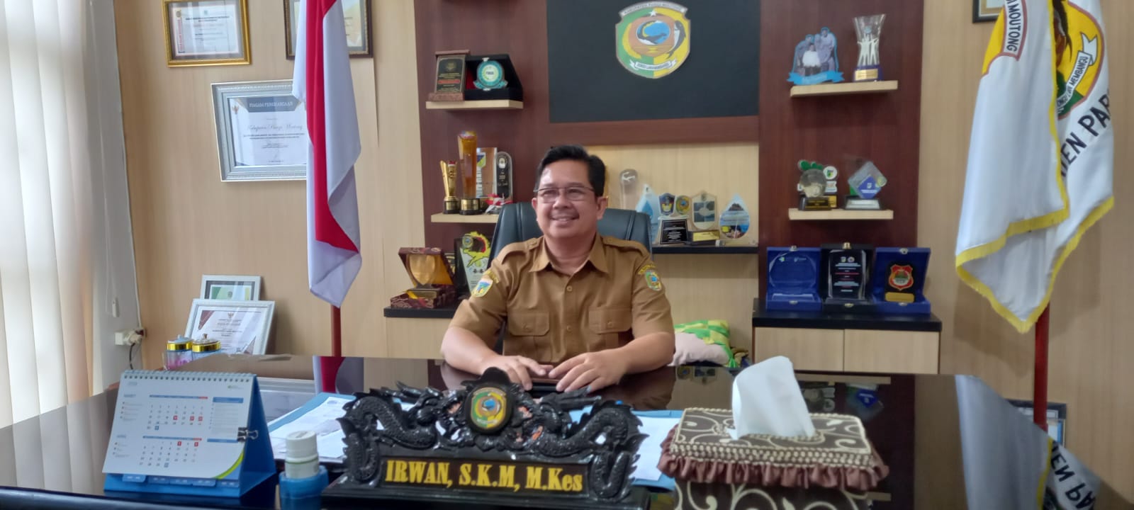 Optimalkan Pemanfaatan Fasilitas, RSUD Anuntaloko Bangun Tangga Manual Gedung Damar