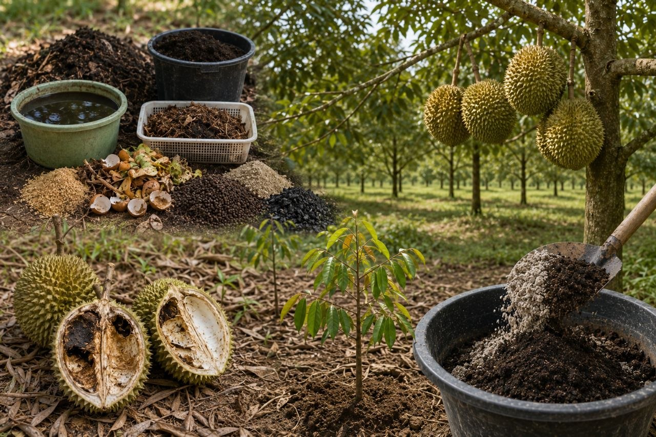 Racikan Pupuk Organik Diuji Coba untuk Atasi Fenomena 'Bangkalan' Durian di Parigi Moutong