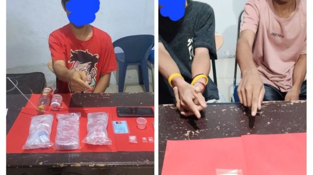Polres Parigi Moutong Gagalkan Peredaran Sabu, Tiga Terduga Pelaku Diamankan