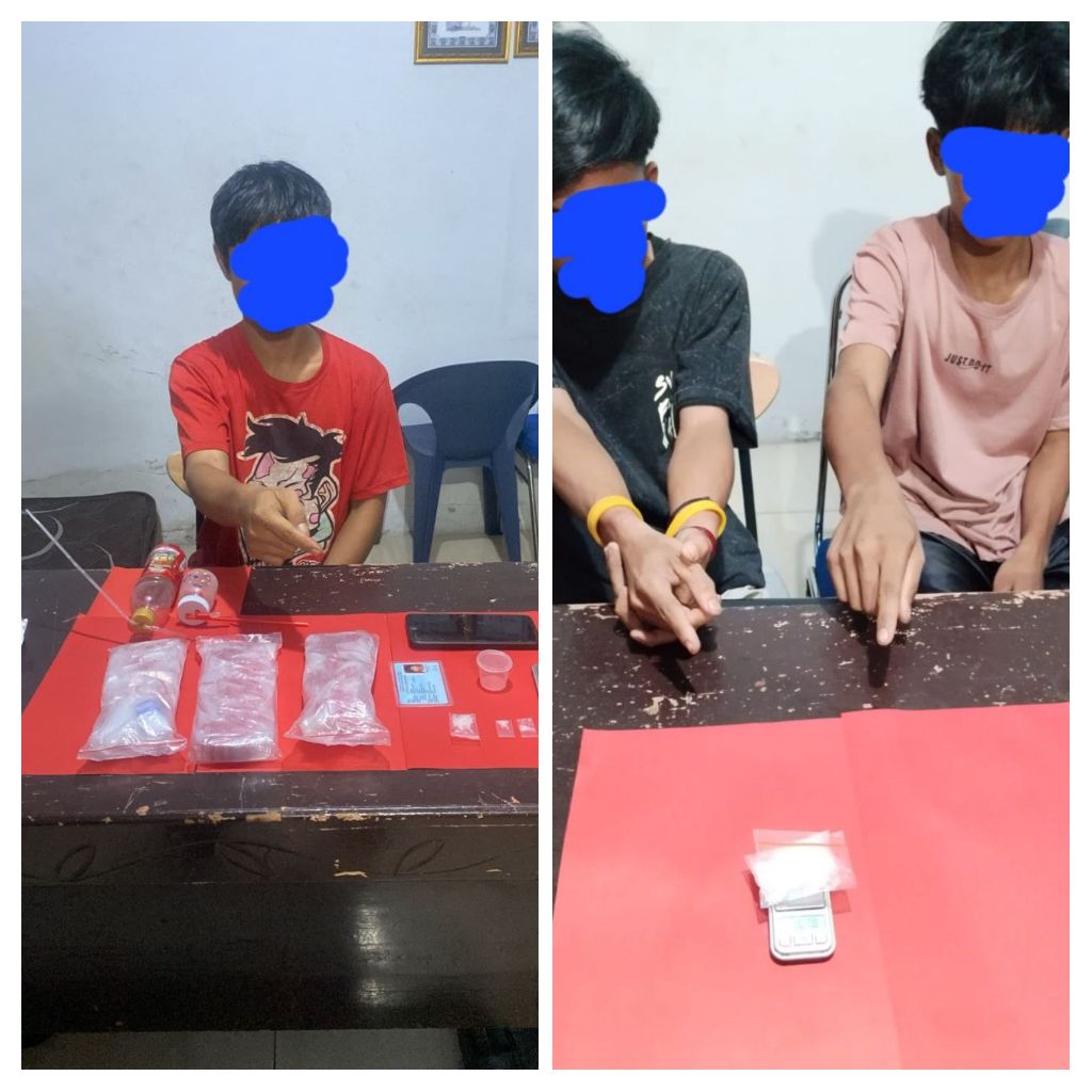 Polres Parigi Moutong Gagalkan Peredaran Sabu, Tiga Terduga Pelaku Diamankan