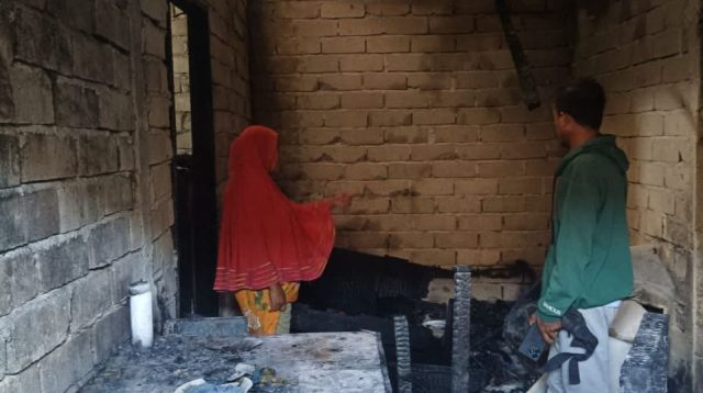 Kebakaran Hanguskan Satu Rumah di Desa Laemanta