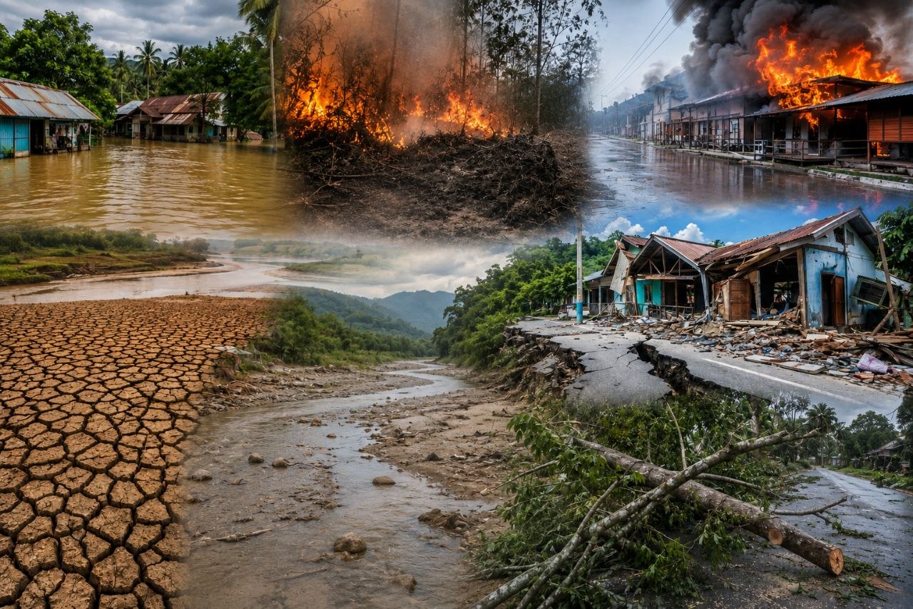 BPBD Parigi Moutong Catat 16 Bencana Sepanjang Agustus 2026, Banjir dan Kekeringan Mendominasi