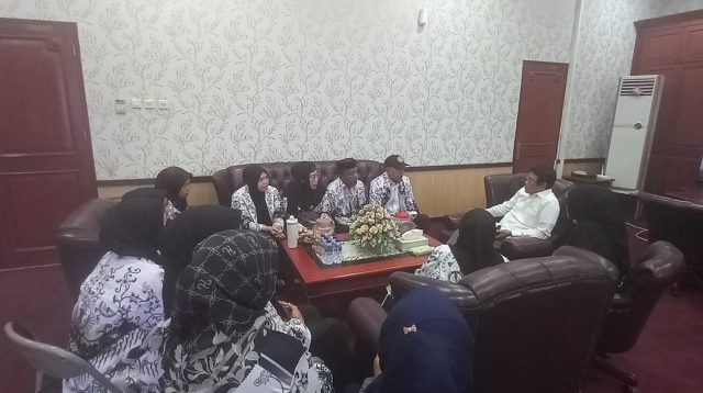 Audiens Bersama Bupati, PGRI Parigi Moutong Bahas Persiapan HUT ke- 81 dan Hari Guru Nasional
