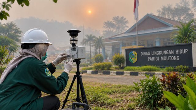 DLH Uji Kualitas Udara Parigi Moutong, Hasilnya Menunggu Analisis Kementerian Lingkungan Hidup