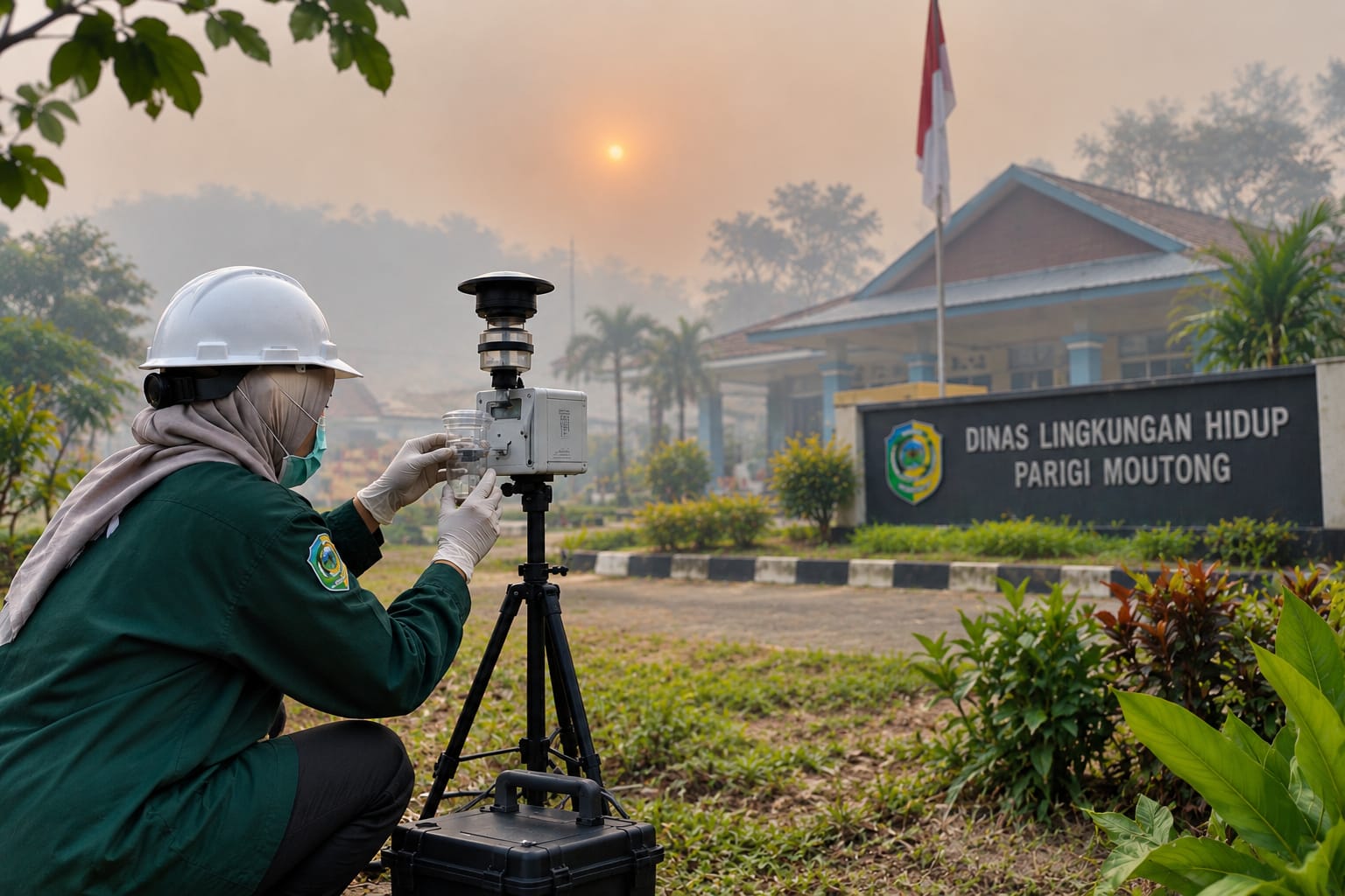 DLH Uji Kualitas Udara Parigi Moutong, Hasilnya Menunggu Analisis Kementerian Lingkungan Hidup